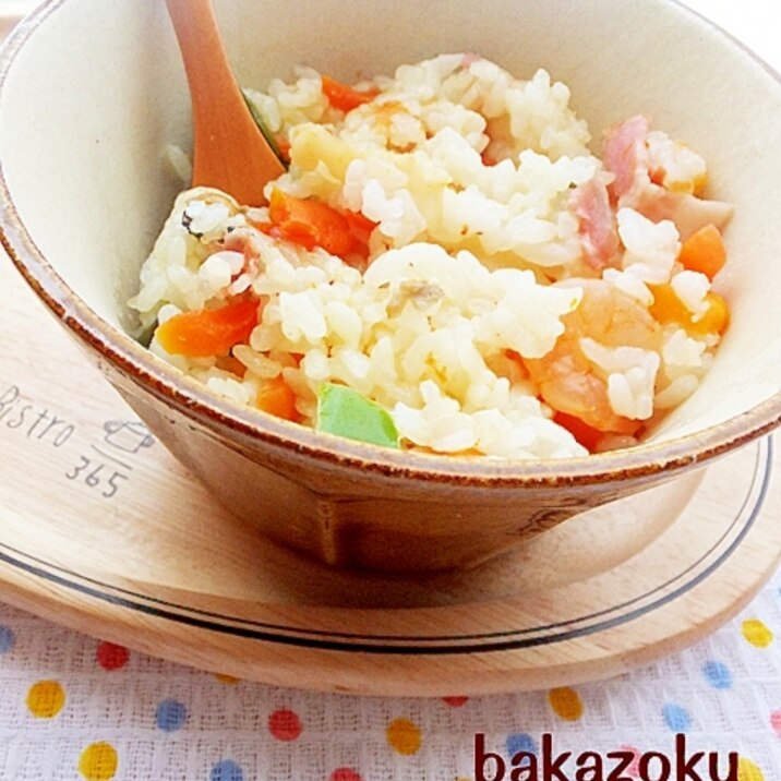 絶対おいしい★シーフード混ぜご飯